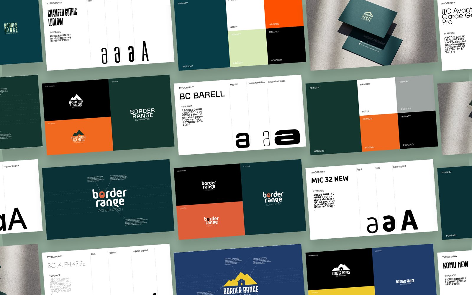 Charte graphique Border Range Construction